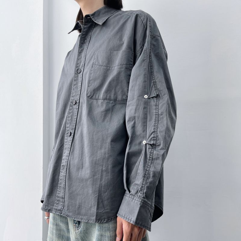 Snap Detail Utility Shirt