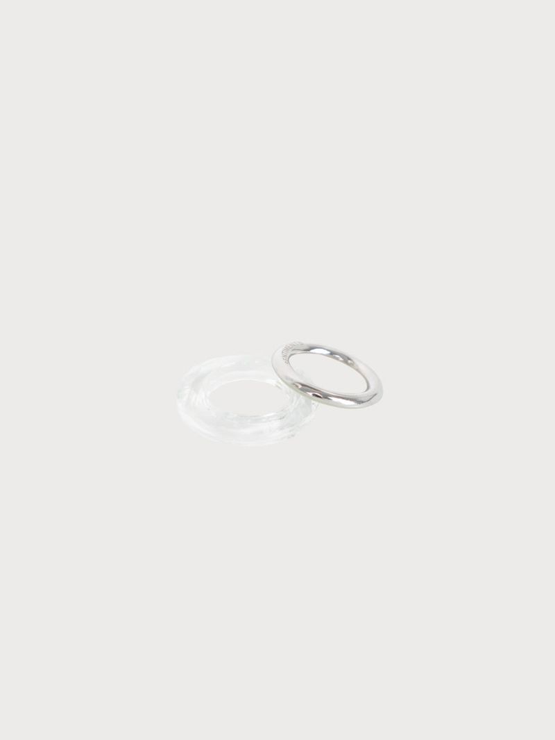 no.61 set ring silver ( #13 size