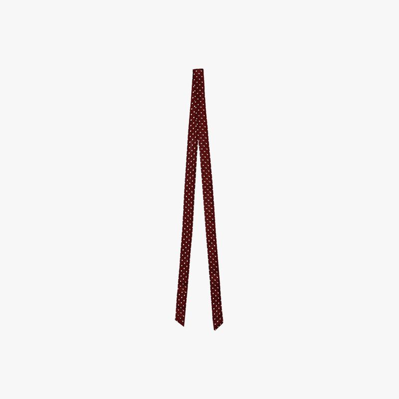 DOT CHIFFON LONG SCARF