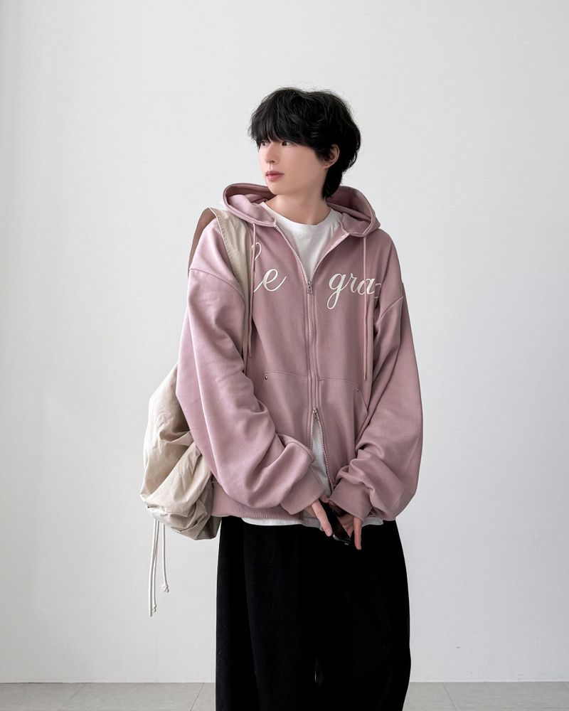 Java Stud Hood Zip-Up