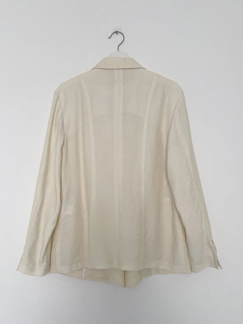 Polka Rayon Loose Fit Jacket
