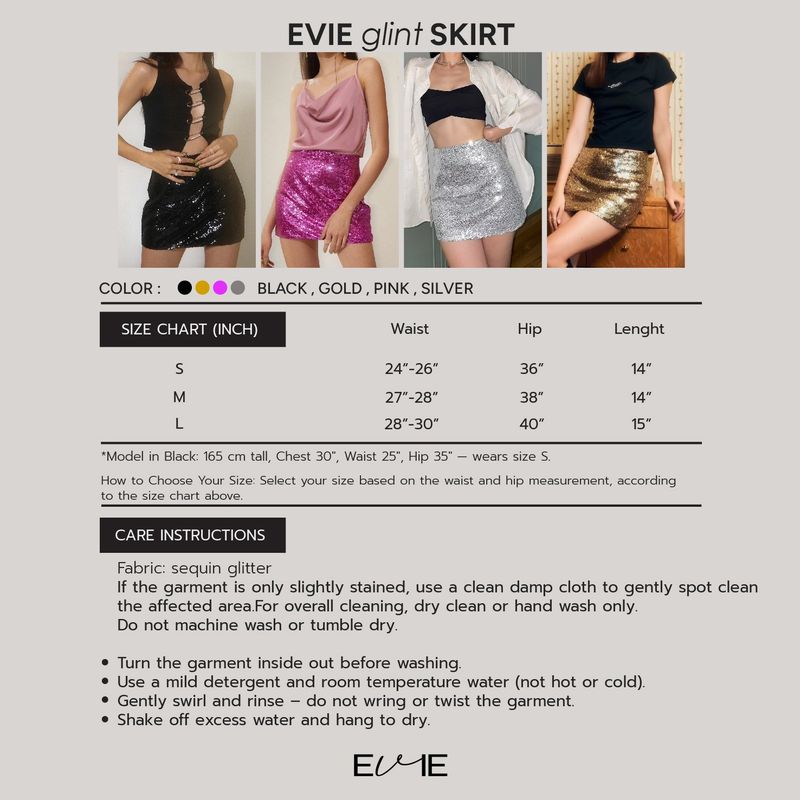 EVIE glint MINI SKIRT GOLD