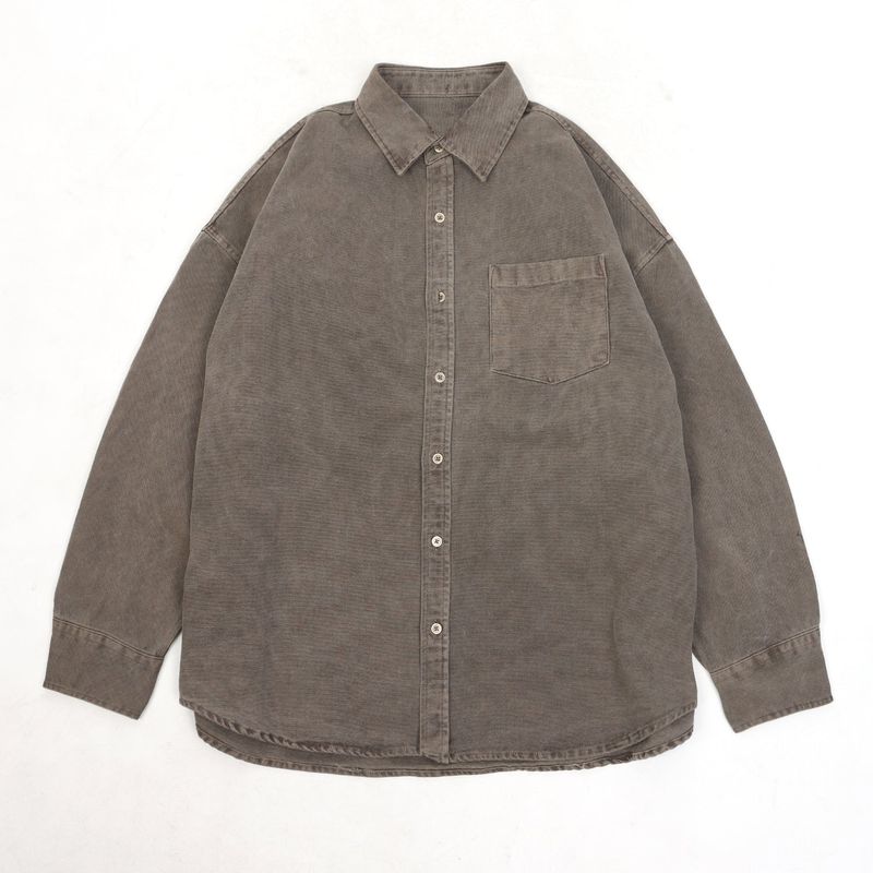 Overfit Pigment Shirt Jacket_2color