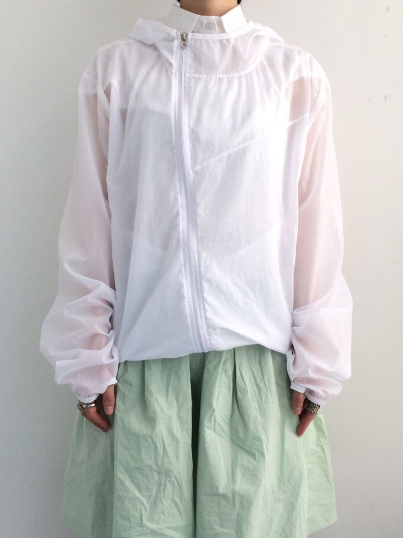 Light touch cropped hooded jacket