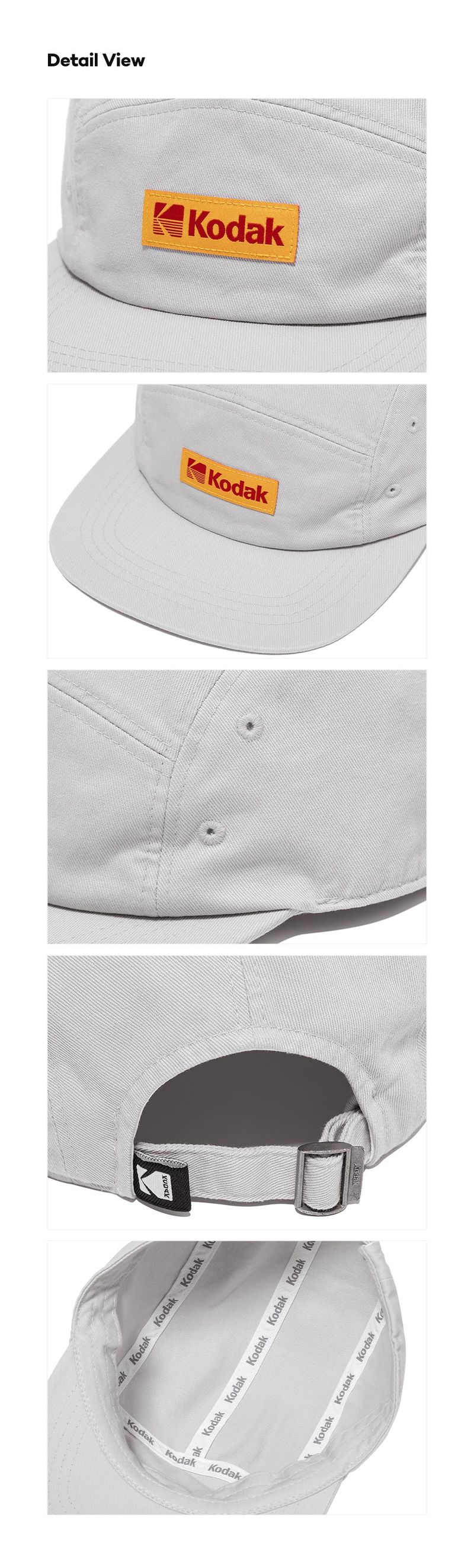 LOGO CAMP CAP【LIGHT GREY】