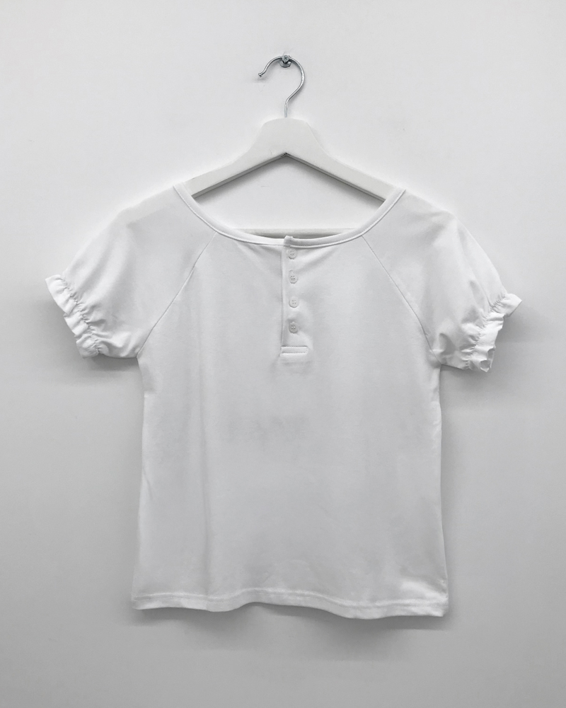 Bubble frill T-shirt (3color)