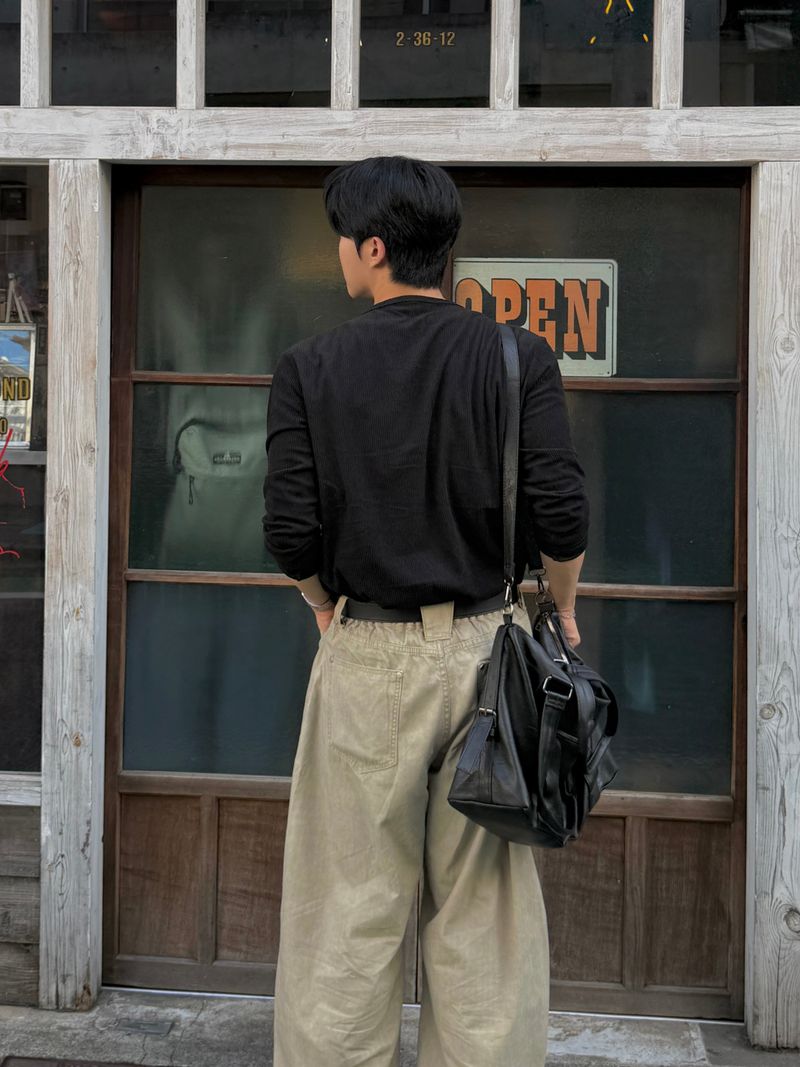 Baki herringbone balloon pants