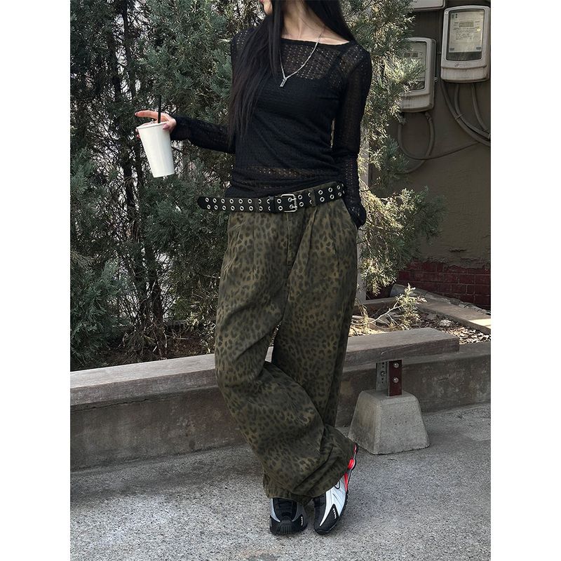 LAURANT（ロラン）の「[Unisex] Two tuck leopard pants(3color)（Pants）」