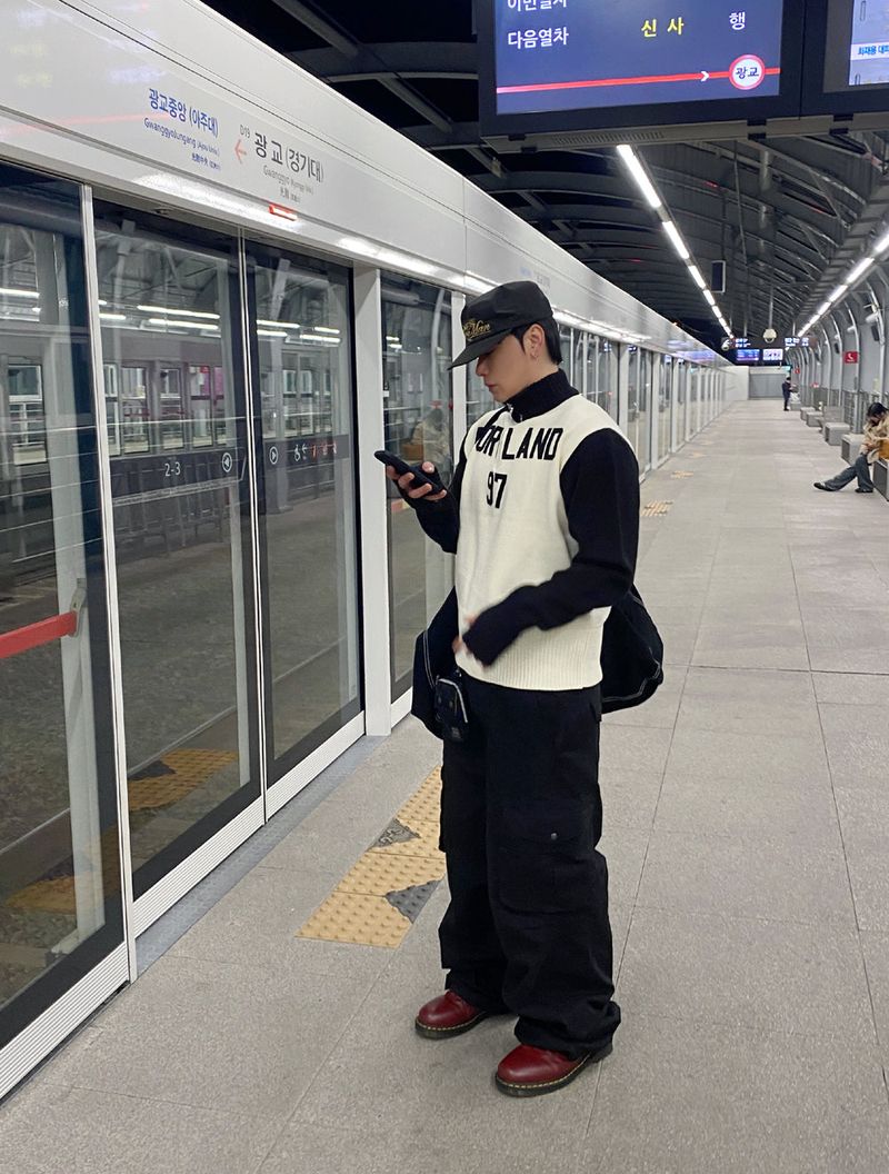 No.1577 PL half ZIP fh KNIT