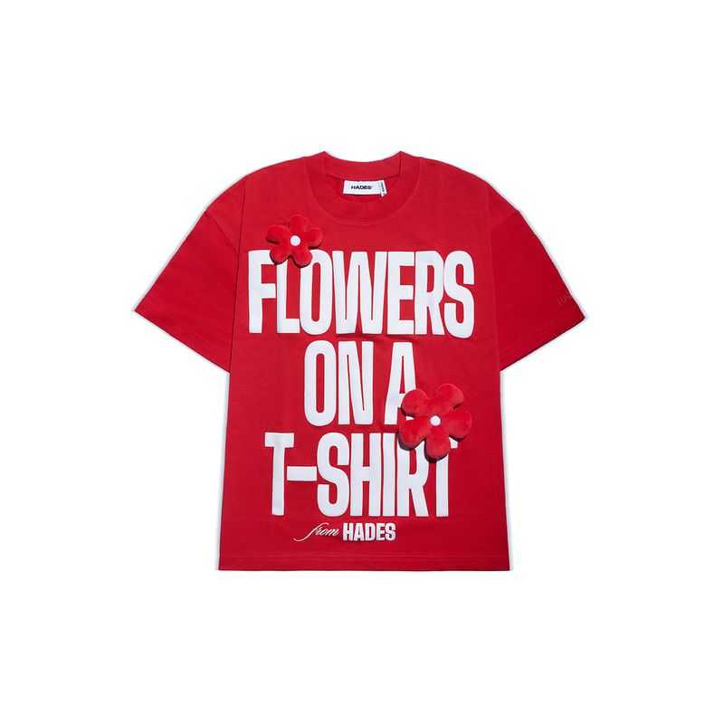 HADES（ハデス）の「HADES FLEURS RED TEE（Tops）」