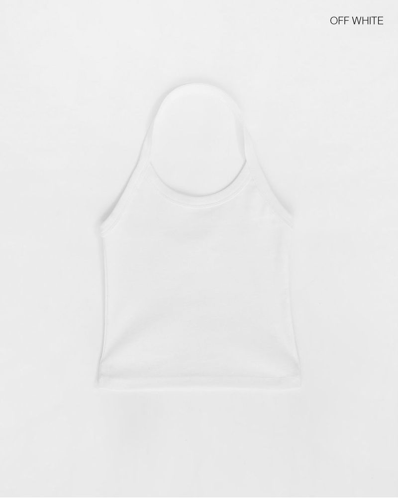 [B-BASIC] Standard Strap Halter Tank Top