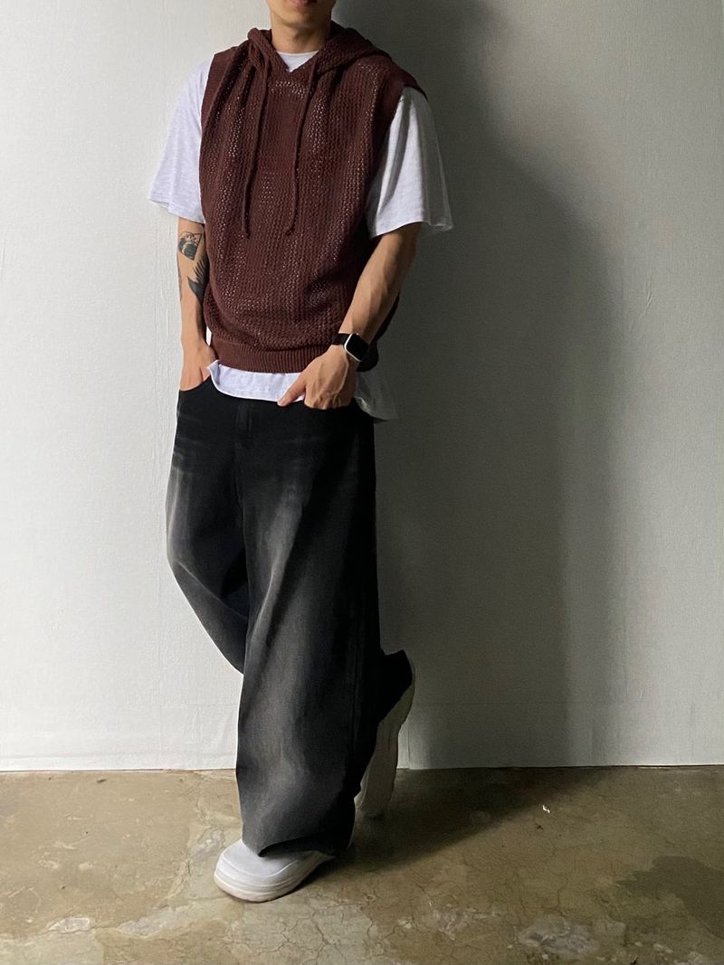 Net Hooded Vest 3C