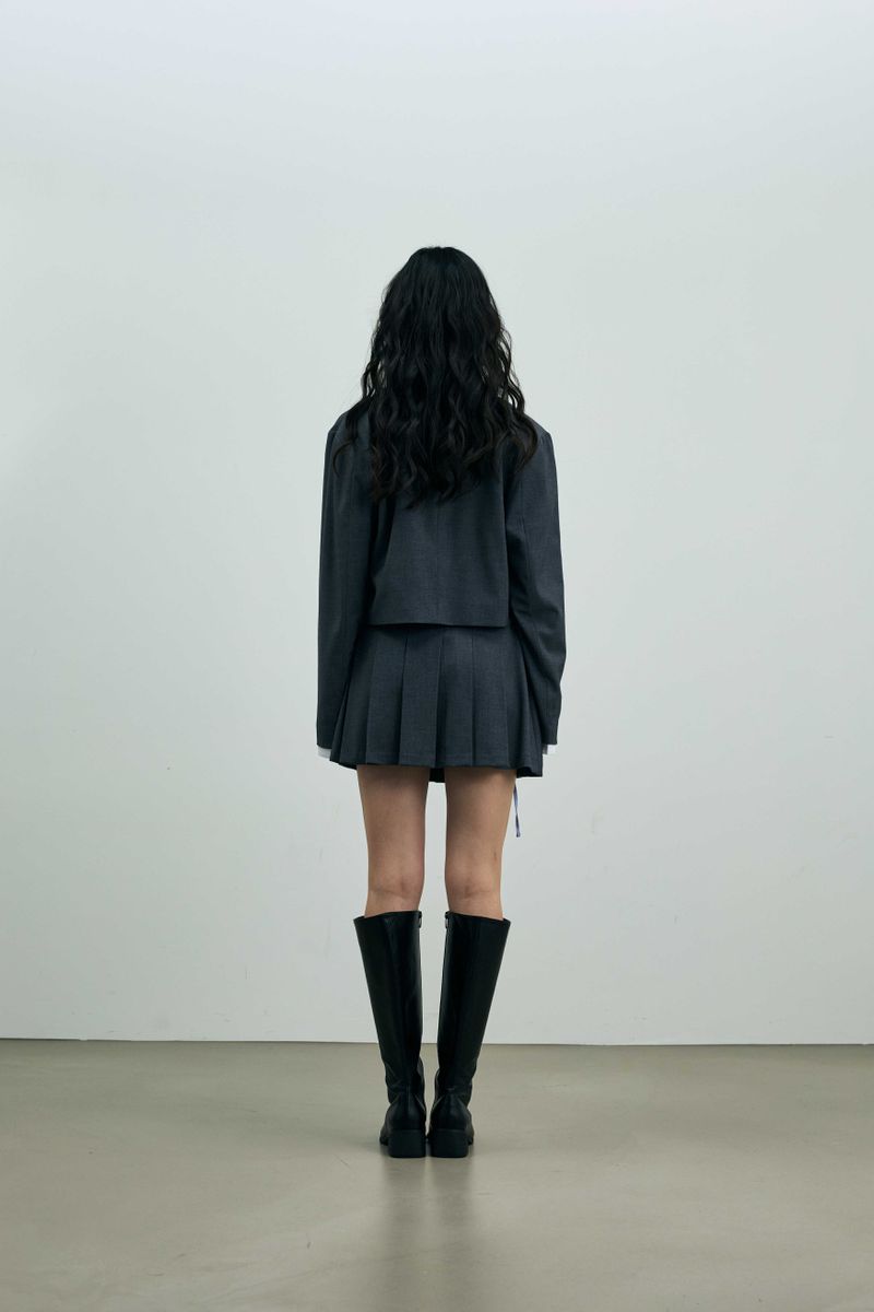 MILD CROP BLAZER / CHARCOAL