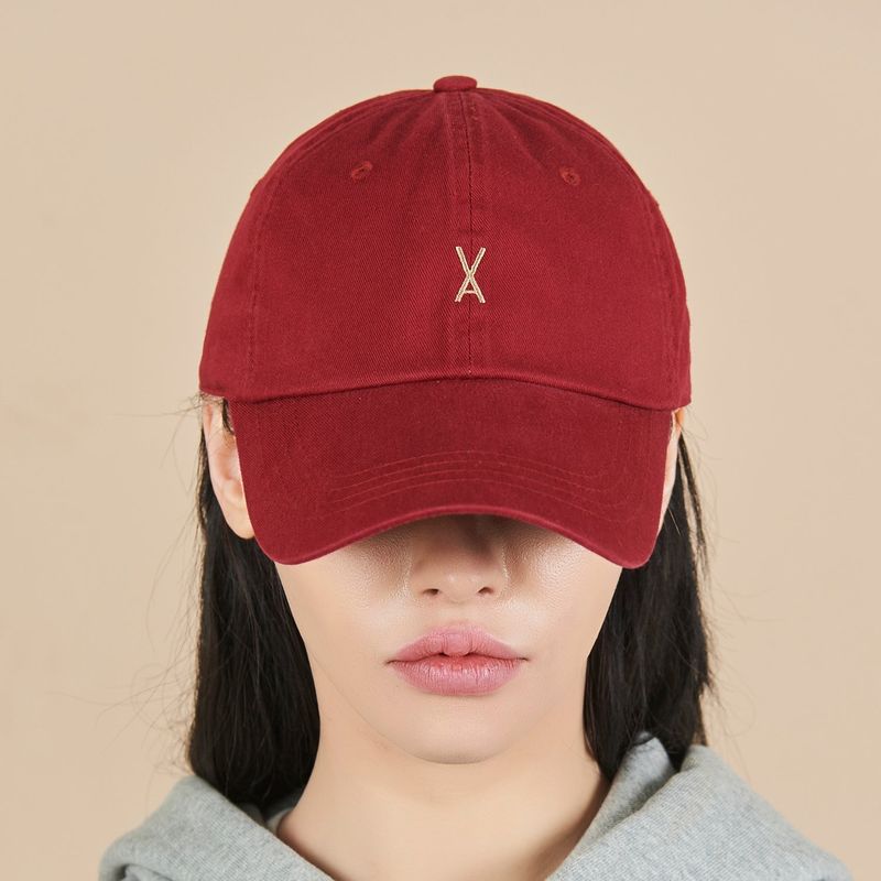 VARZAR（バザール）の「Varzar Logo Over Fit Chino Ball Cap wine（Accessories）」