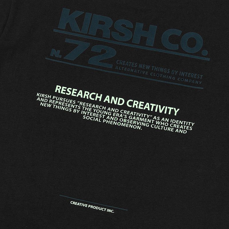 WORDING GRAPHIC T-SHIRT [BLACK]
