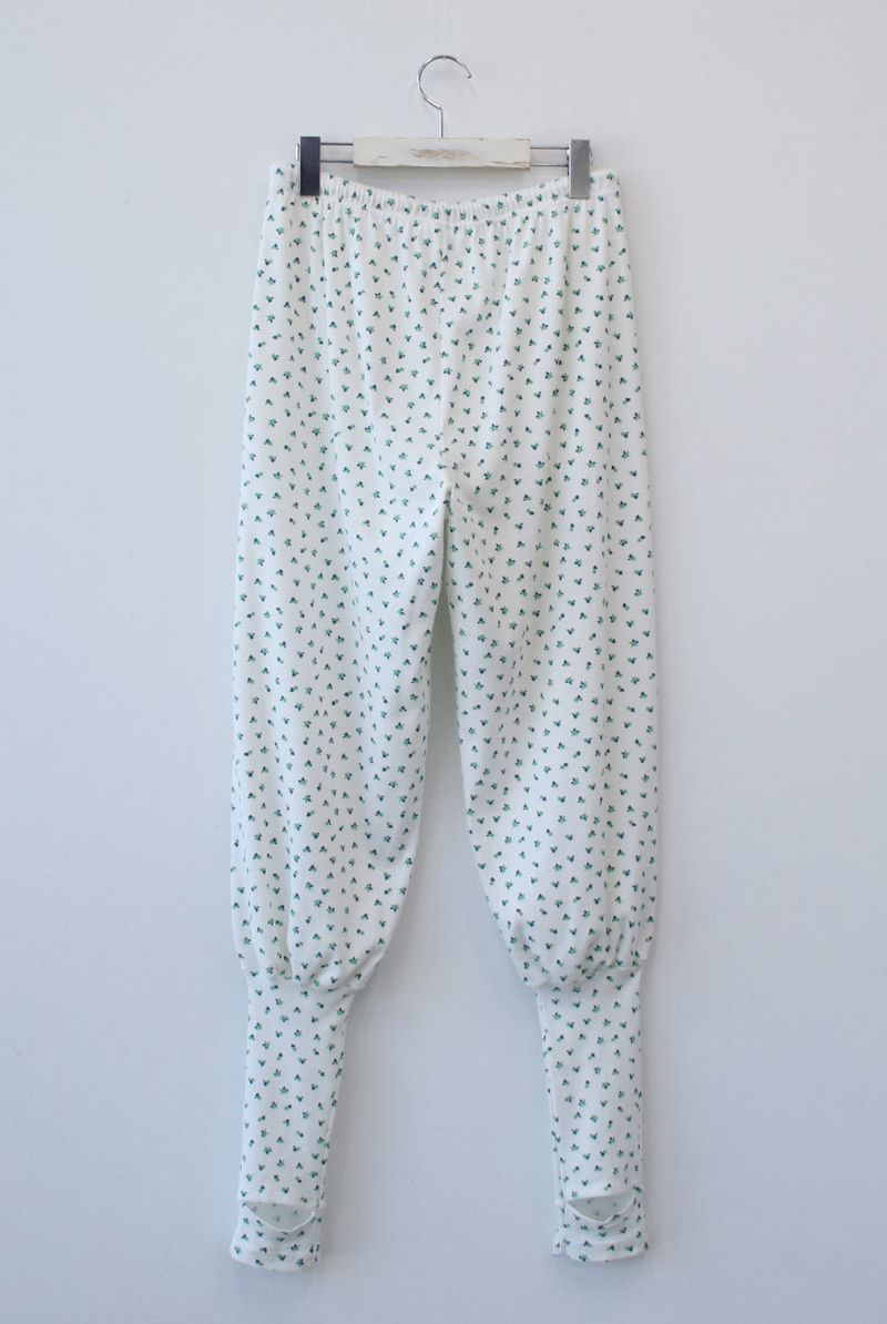 ♡MADE♡ floral leg warmer pants