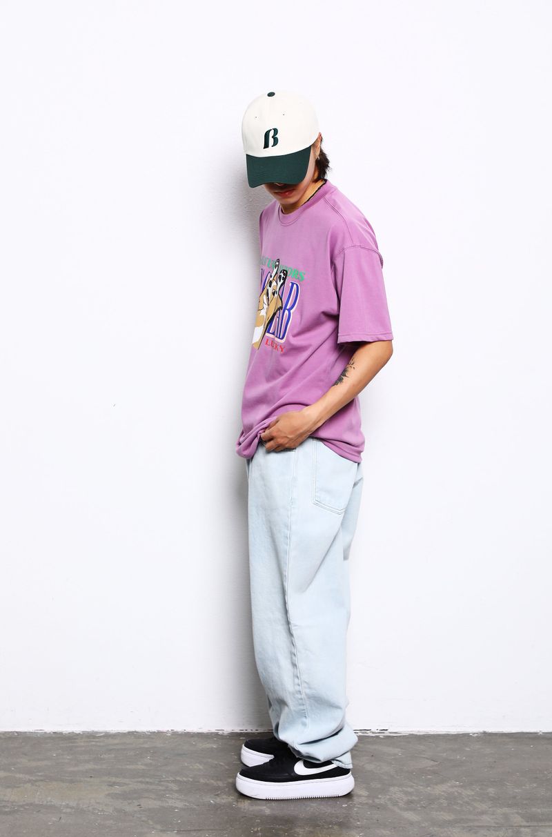 MBSRCOPT103 MID90 BAGGY DENIM PANTS ICEBLUE