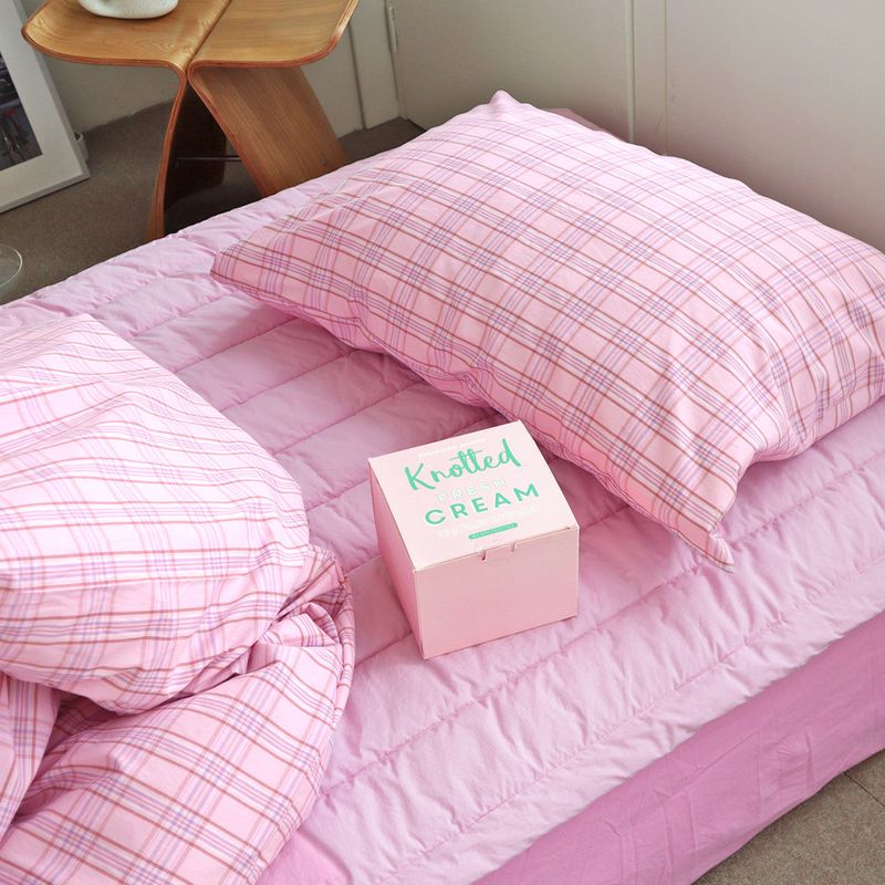 Lovely pink pillow case