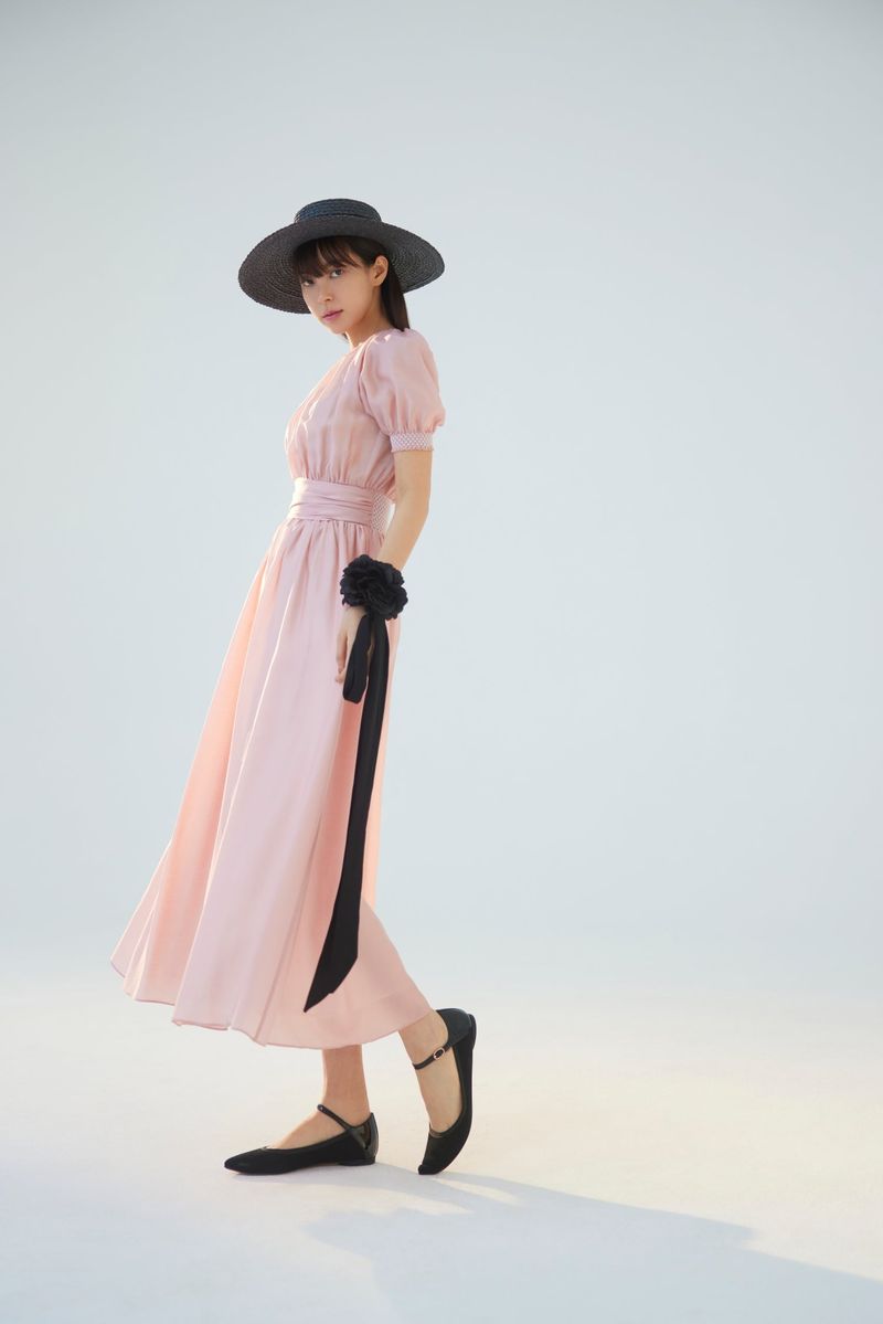 NO.4 DRESS - PINK ROSE