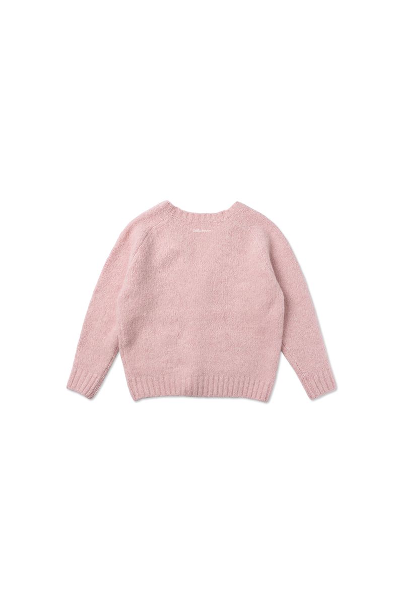 Softy alpaca cardigan_pink