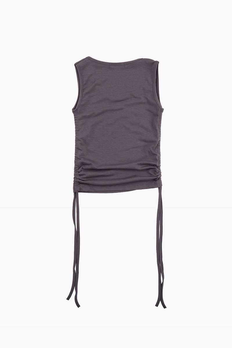Lumi side shirring sleeveless
