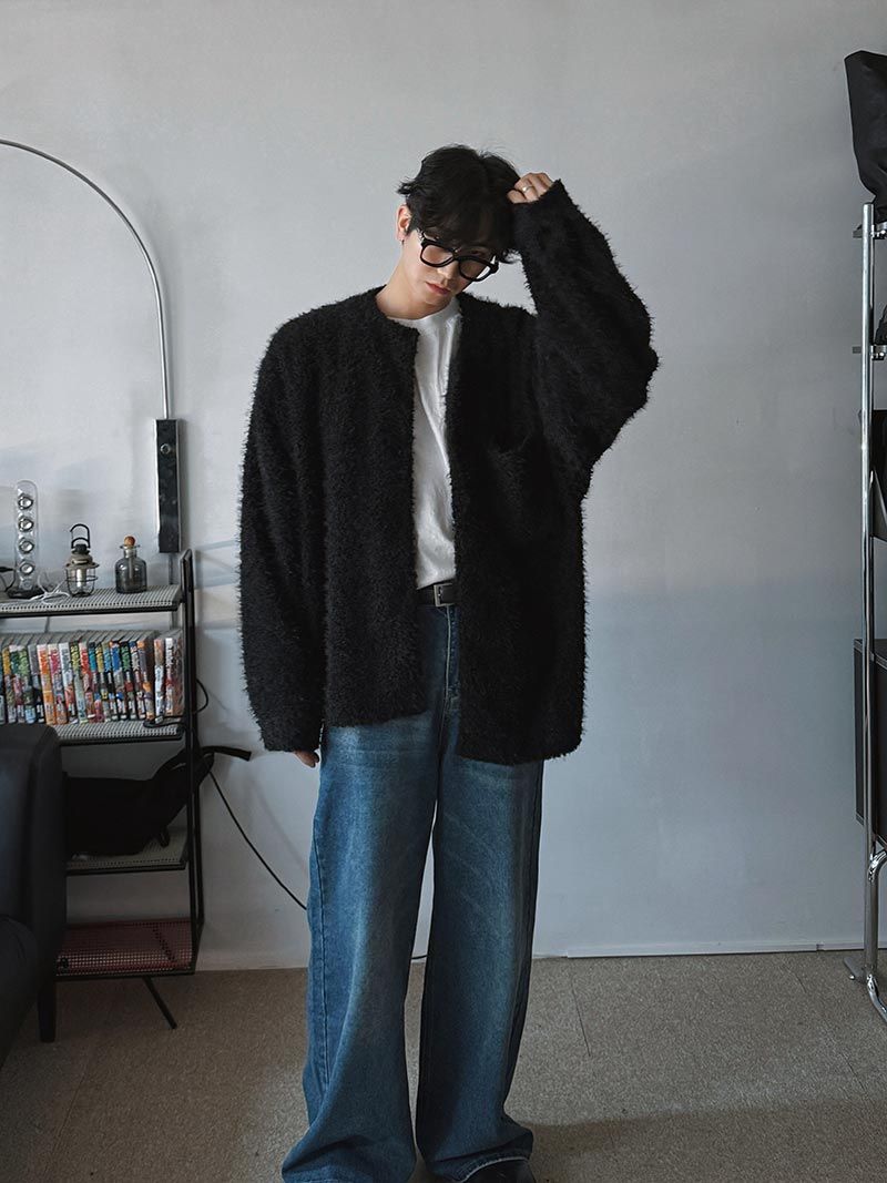 ASCLO Cloud Fur Cardigan (4color)