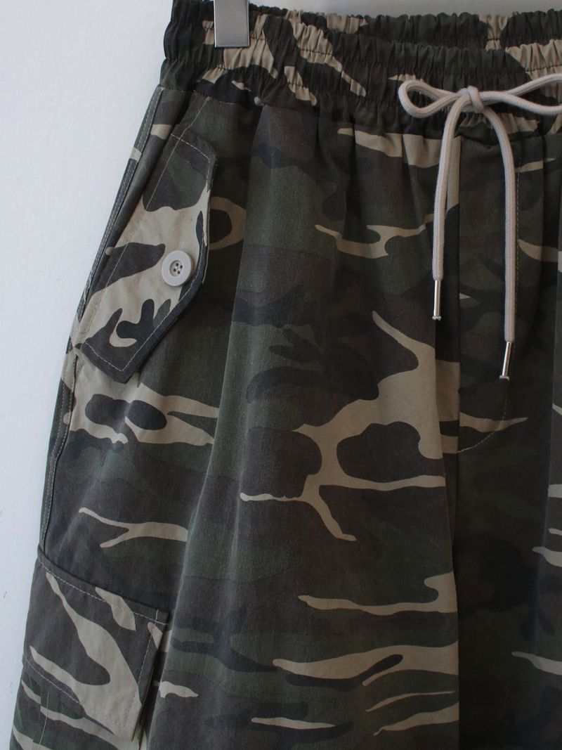 camo bermuda cargo pants