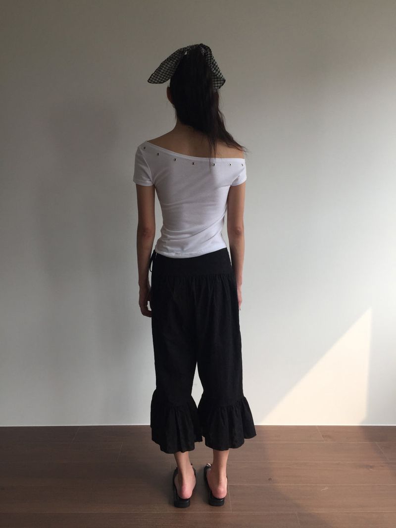 Rush Eyelet T-shirt (3color)
