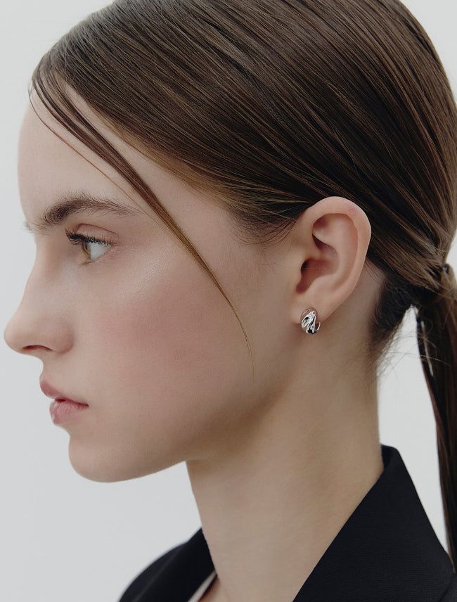 26SS★ Truvion Hoop Earrings