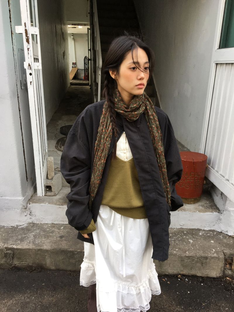 Sunday V-neck Knit (4color)