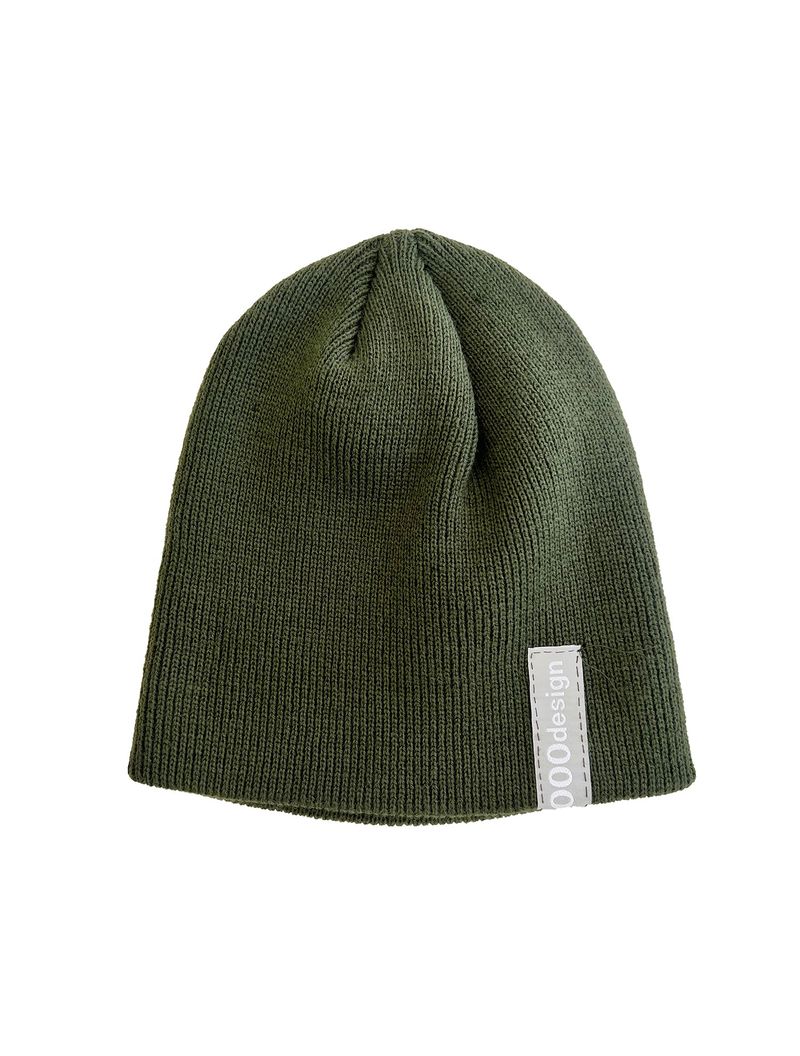 nought（ノウト）の「000 Logo Tag needlework Beanie / Khaki（Hats）」