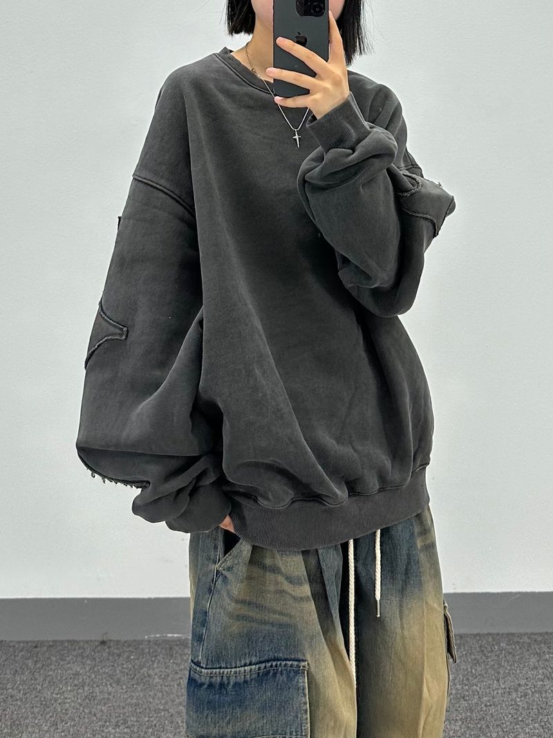 shine patch sweatshirt