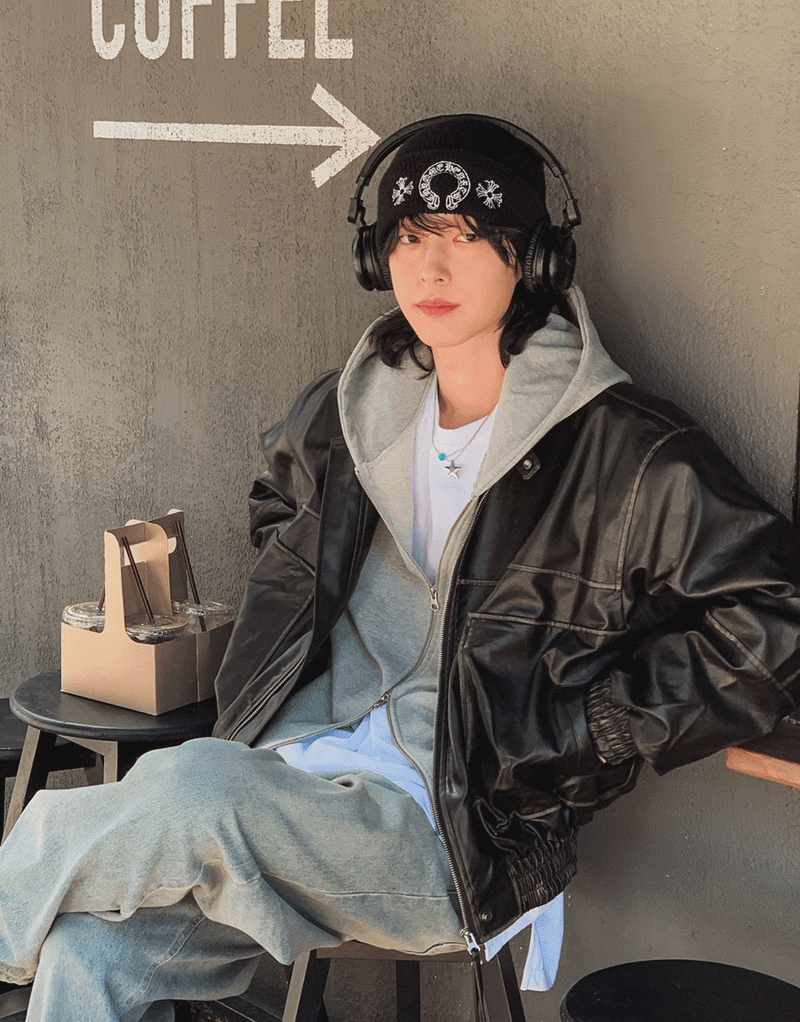 2PLAN(ツープラン)の「Metel non-collar leather jacket(Jackets/Outerwear)」