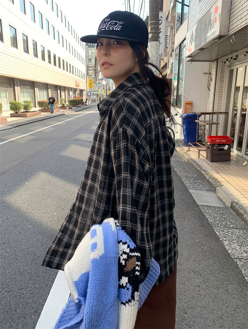 SLOW TWO-WAY CHECK SHIRT (2C)