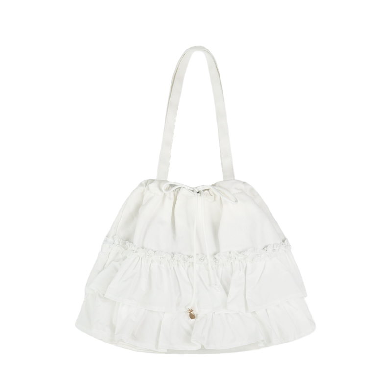TIERED FRILL BAG (2 COLORS)