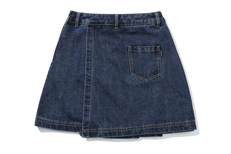 WOMANS DENIM SKIRT_BLUE