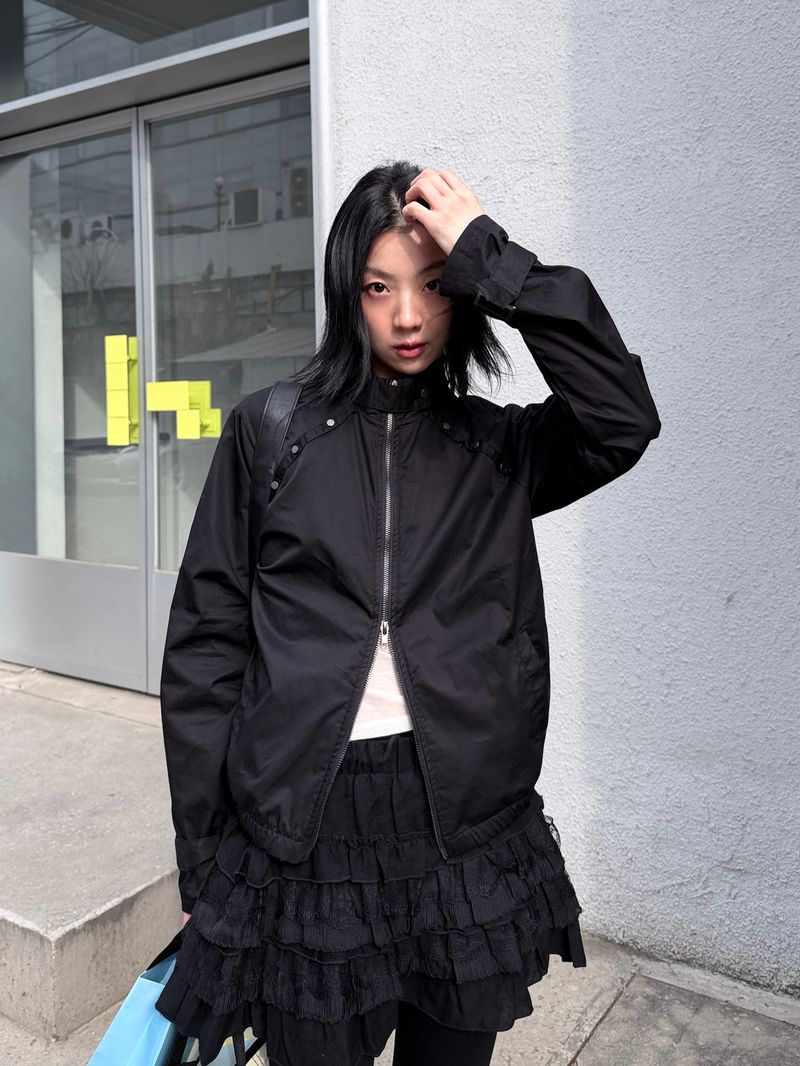 WOOHWA(ウファ)の「 RIVET NYLON JACKET(Jackets/Outerwear)」