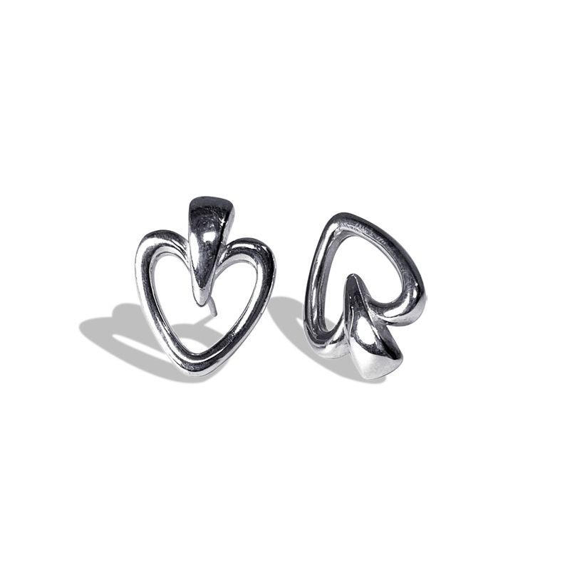 HEART TARGET EARRING