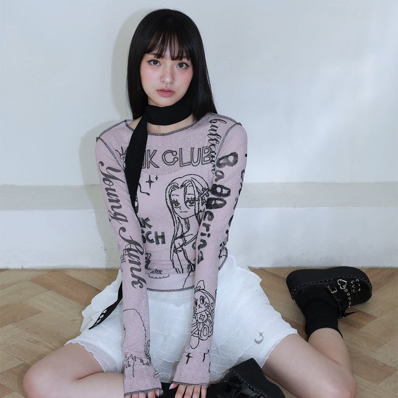 CLUT STUDIO(クラットスタジオ)の「0 5 punk club ballerina top - PINK(Tops)」