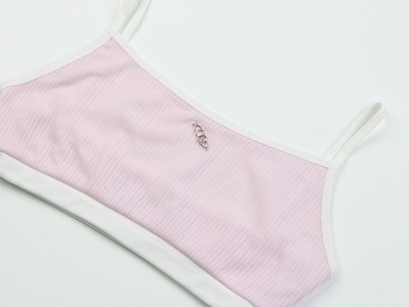 basic bra top - light pink