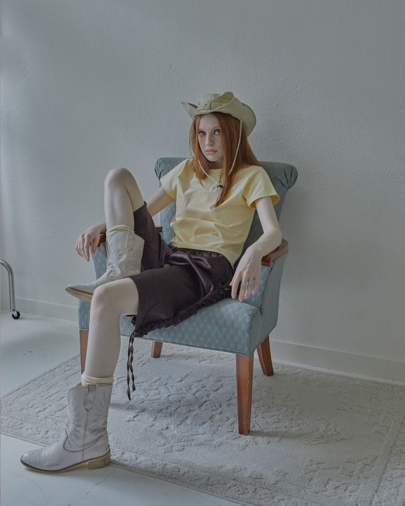 printing logo basic top / lemon