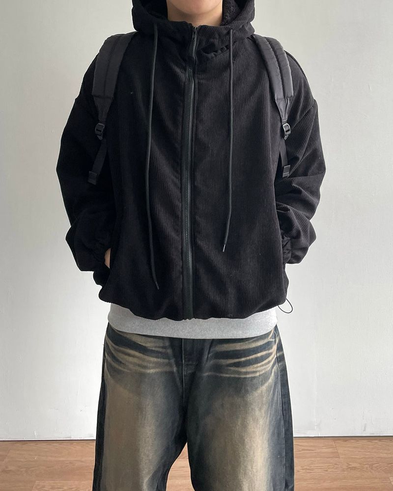 North Corduroy Hooded Jacket