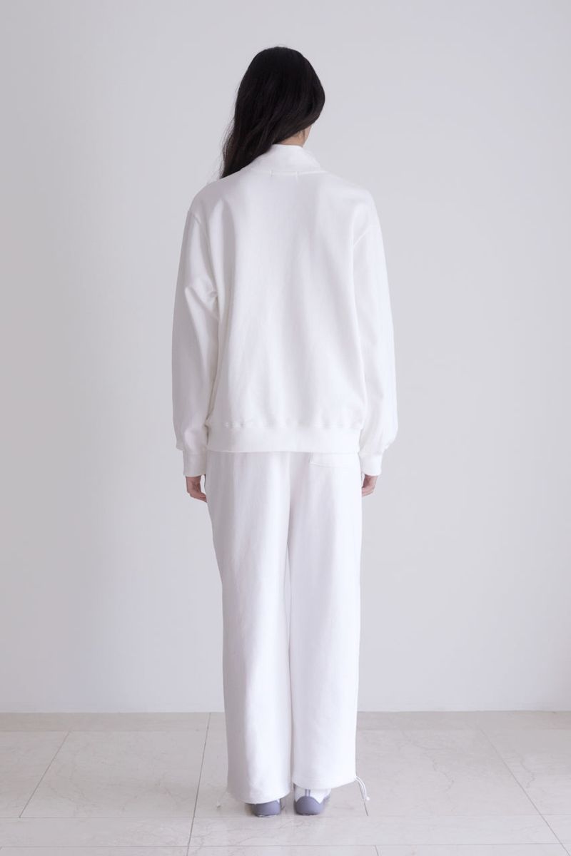 star embroidered two-way sweatpants (IVORY)
