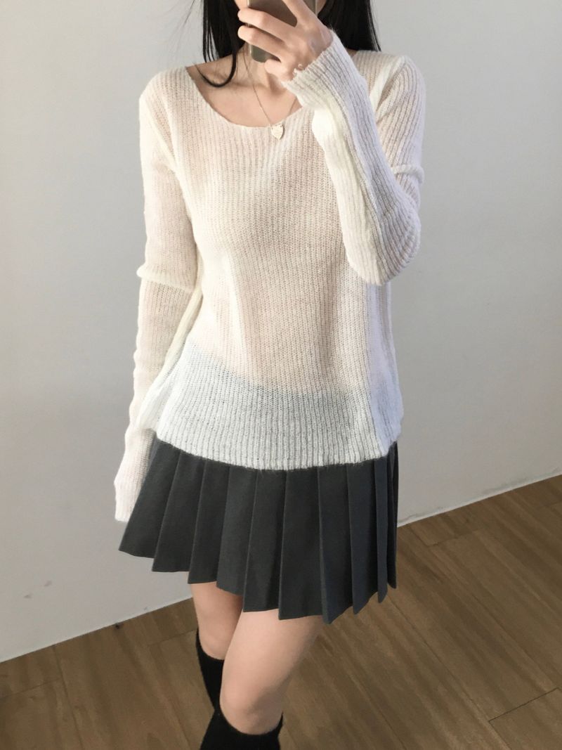 Basic Two-Way Knitwear (3 colors)