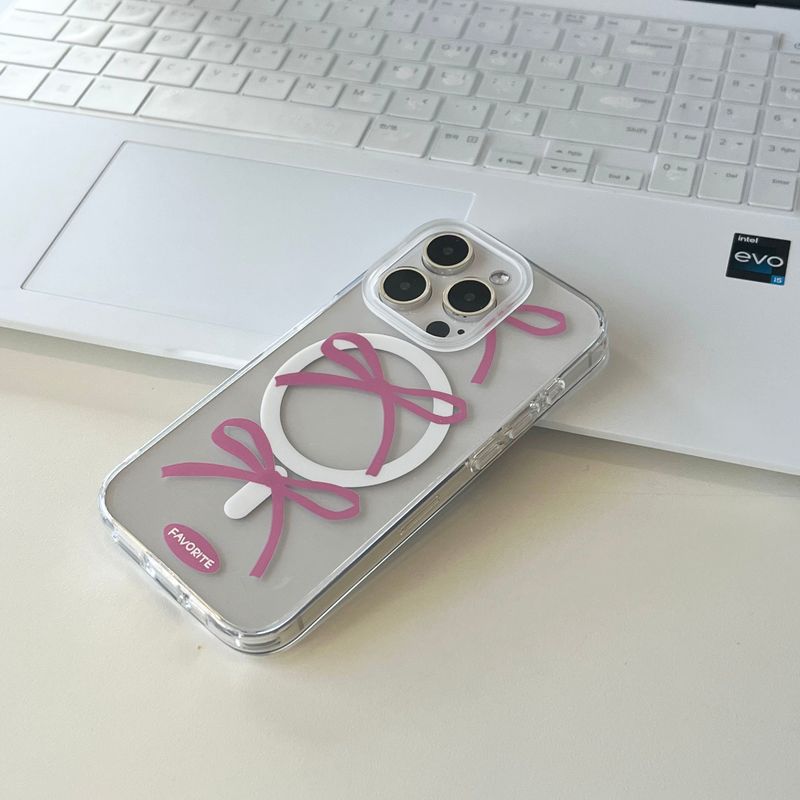 [MADE] ballet core ribbon [Macsefe jelly hard case] 2color