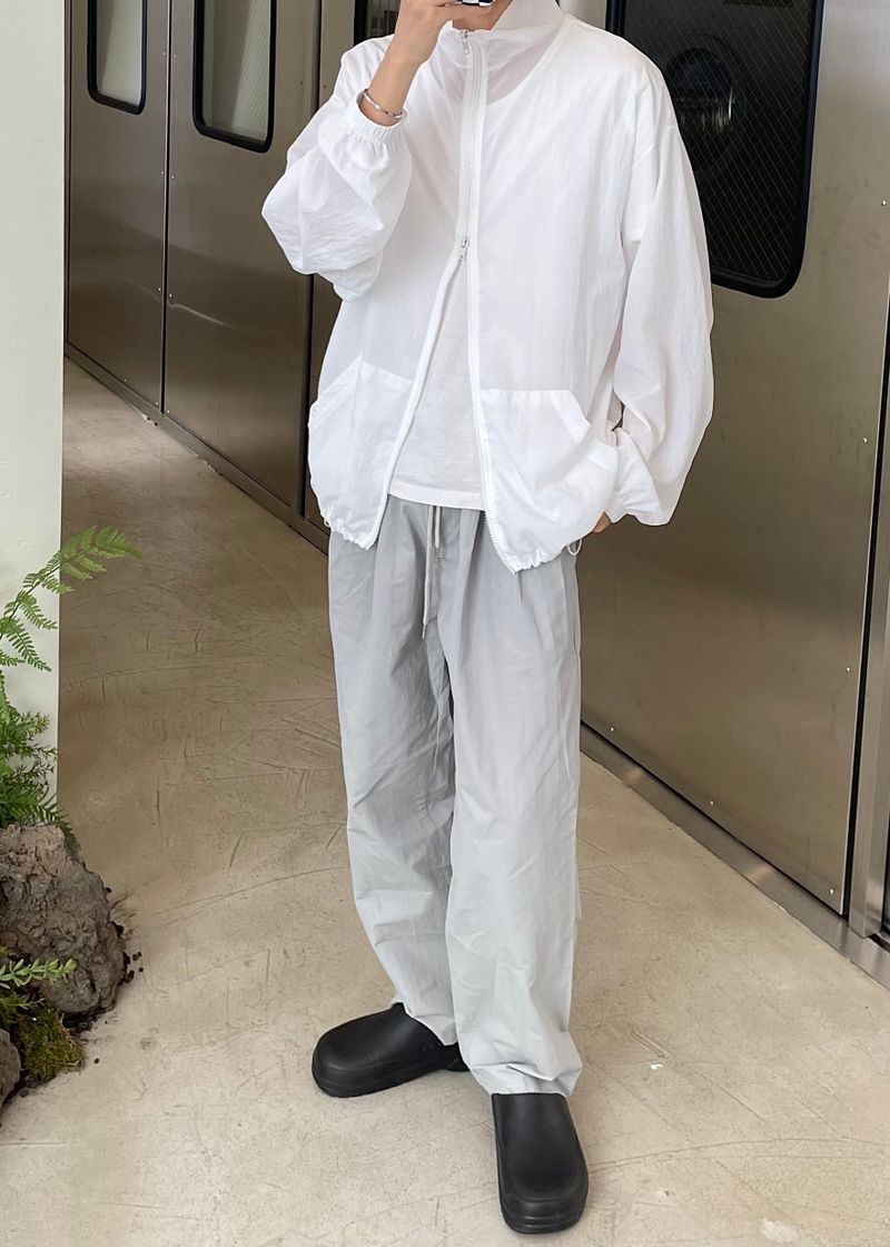 Balloon loose fit windbreaker JK