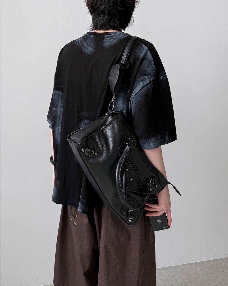 Anarchy Rivet Leather Bag