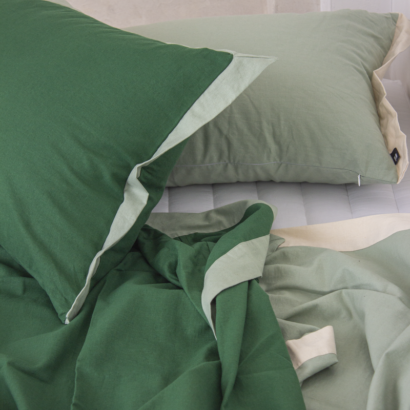  Linen-Cotton Pillowcase
