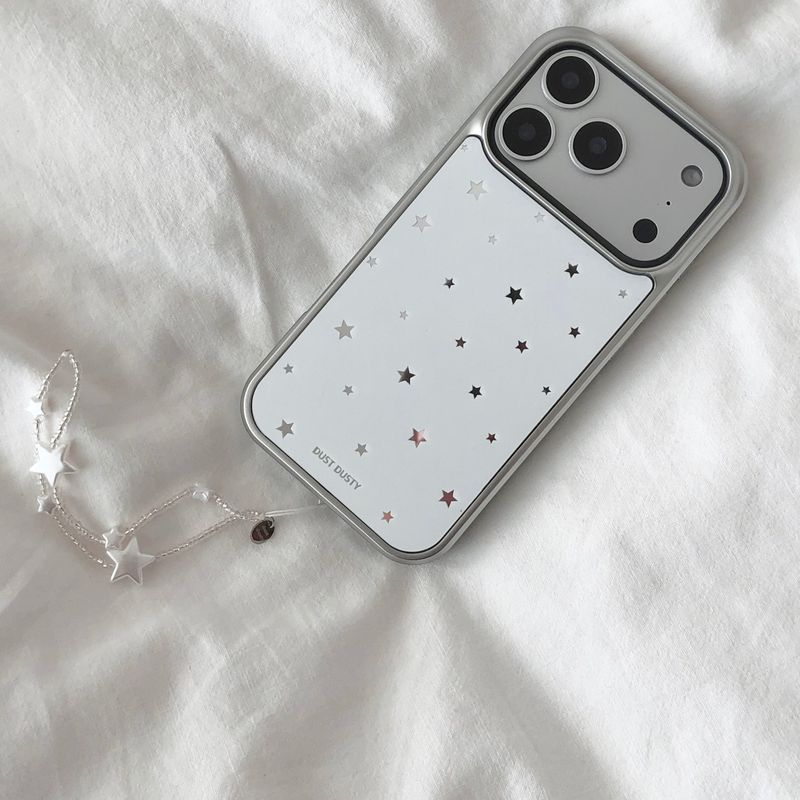 star mirror silver bumper case