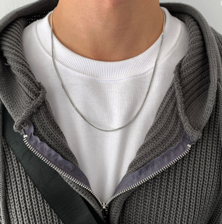 LOOKPLE（ルックプル）の「 Maina 925 Silver Chain Necklace（Accessories）」